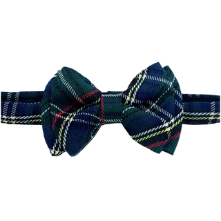 Green Plaid Bow Tie
