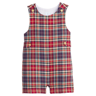 Button Tab John John   Middleburg Plaid
