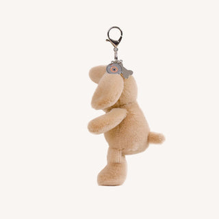 Duke Dog Bag Charm – Vegan Angora
