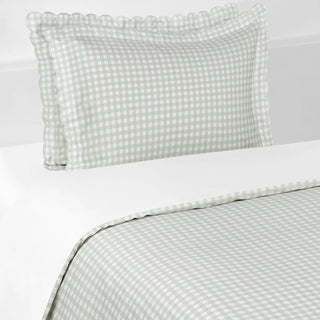 Twin Duvet Set – Picnic Gingham (Pink, Green, and Blue)
