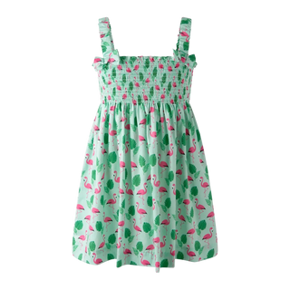 Green Flamingo Sundress
