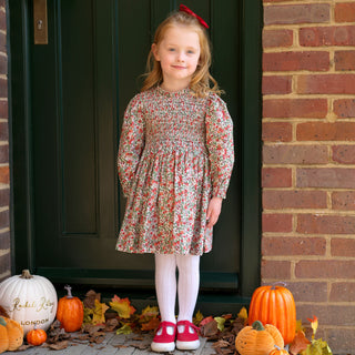 Botanical Ruched Dress
