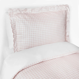 Twin Duvet Set – Picnic Gingham (Pink, Green, and Blue)
