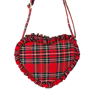 Plaid Heart Purse
