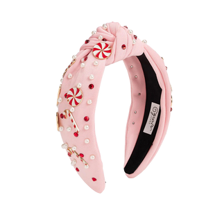 Candy Cane Chrsitmas Gemstone Headband
