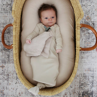 Bamboo Knotted Gown – Natural
