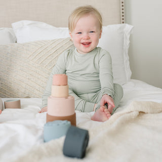 Classic Silicone Stacking Cups
