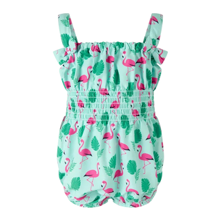 Green Flamingo Swim Bubble
