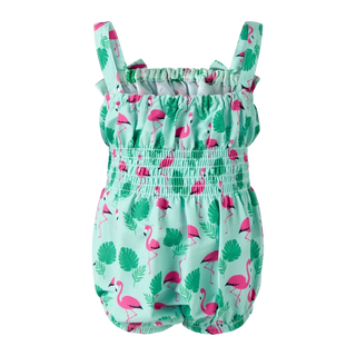 Green Flamingo Swim Bubble
