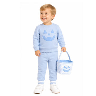 Petite Pumpkin Tote – Blue

