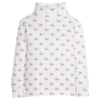 Printed Turtleneck – Mallard

