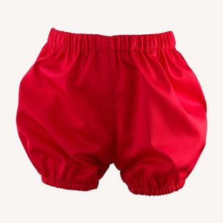 Classic Red Smocked Dress and Bloomers
