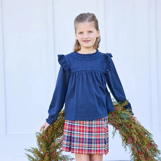 Fringe Skirt – Middleburg Plaid
