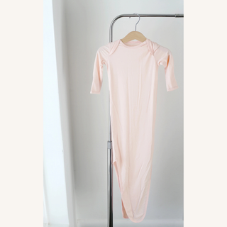 Bamboo Knotted Gown – Blush Pink

