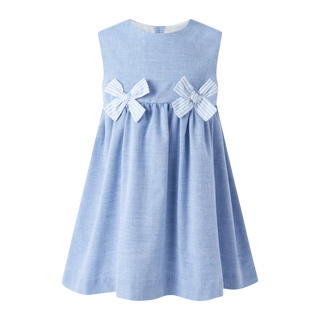Chambray Bow Dress
