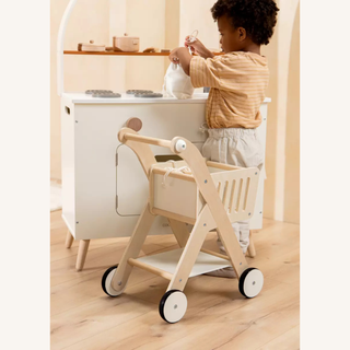 Wooden Shopping Cart
