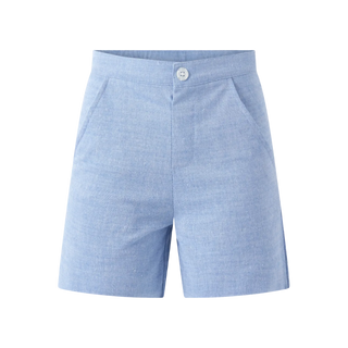 Blue Chambray Shorts
