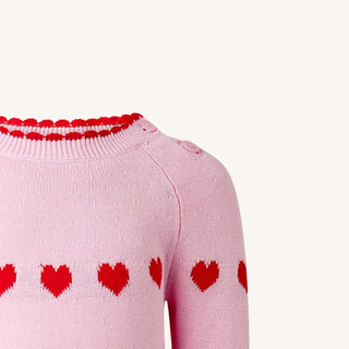 Heart Intarsia Playsuit
