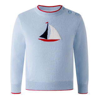 Sailboat Intarsia Sweater

