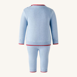 Sailboat Intarsia Sweater Set
