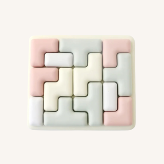 Silicone Pentomino Puzzle Board – Montessori Shape & Logic Toy
