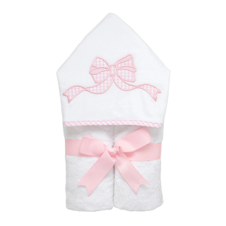 Everykid Hooded Towel – Bow Pink
