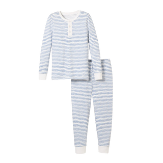 Kid’s Pima Snug Fit Pajama Set in La Mer
