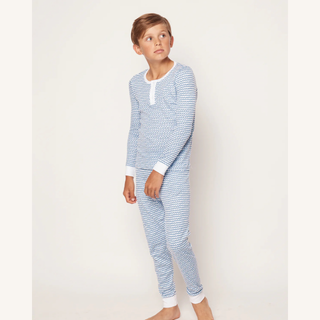 Kid’s Pima Snug Fit Pajama Set in La Mer
