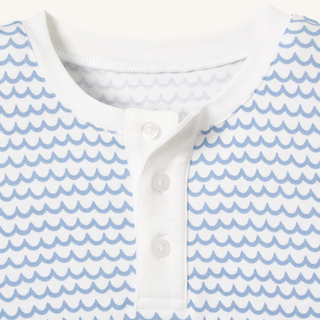 Kid’s Pima Snug Fit Pajama Set in La Mer
