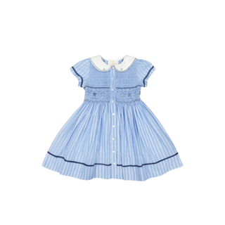 Riviera Dress – Blue Stripe
