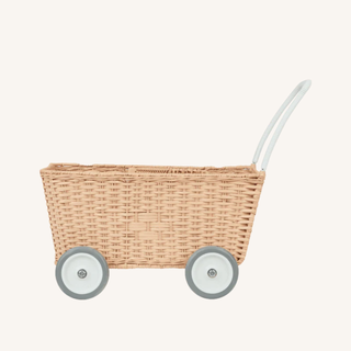 Rattan Stroller – Seashell Pink
