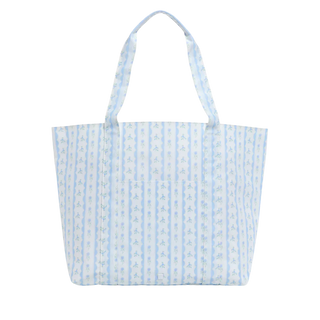 Jumbo Tote – Ribbon Floral Blue
