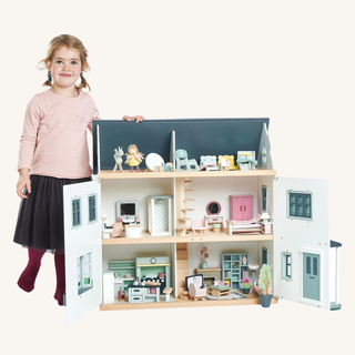 Dolls House Children's Room Furniture – Classic Nursery Set
