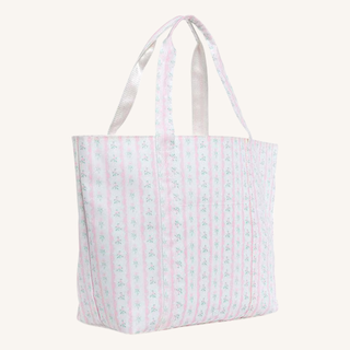 Jumbo Tote – Ribbon Floral Pink

