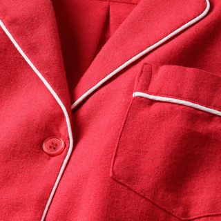 Children’s Red Flannel Two Piece Pajama Set
