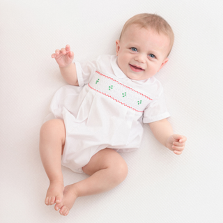 Smocked Holiday Creeper
