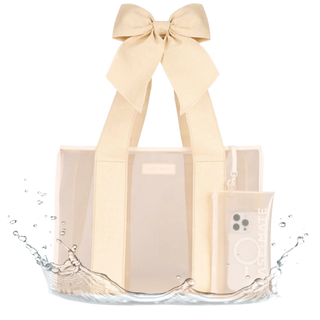 Jelly Tote — Ecru Raffia
