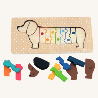 Wooden Dog Puzzle
