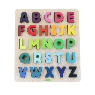 ABC Alphabet Puzzle – Wooden Shape Sorting Set
