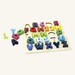 ABC Alphabet Puzzle – Wooden Shape Sorting Set
