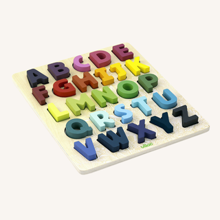 ABC Alphabet Puzzle – Wooden Shape Sorting Set
