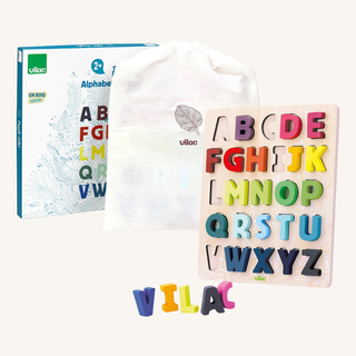 ABC Alphabet Puzzle – Wooden Shape Sorting Set
