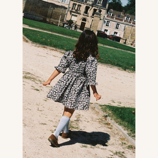 Gwen Dress in Noir Floral
