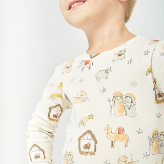Away in a Manger Long Sleeve Pajama Set
