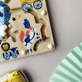 Magnetic Circus Maze – Wooden Learning Game
