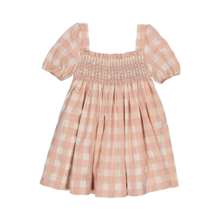Pink Sand Seersucker Dress