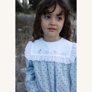 Esme Dress — Vintage Sky Dot
