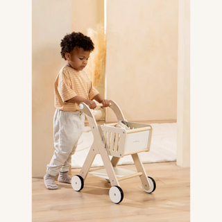 Wooden Shopping Cart
