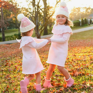 Pink Bow Winter Beanie
