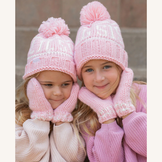 Pink Winter Mittens
